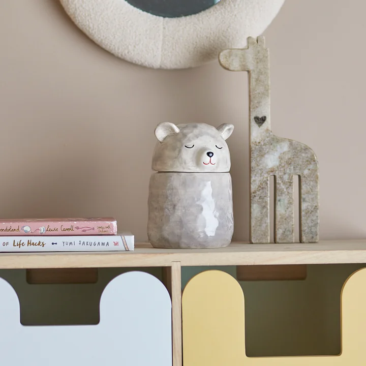 Bloomingville Mini - Puk Gefäß mit Deckel