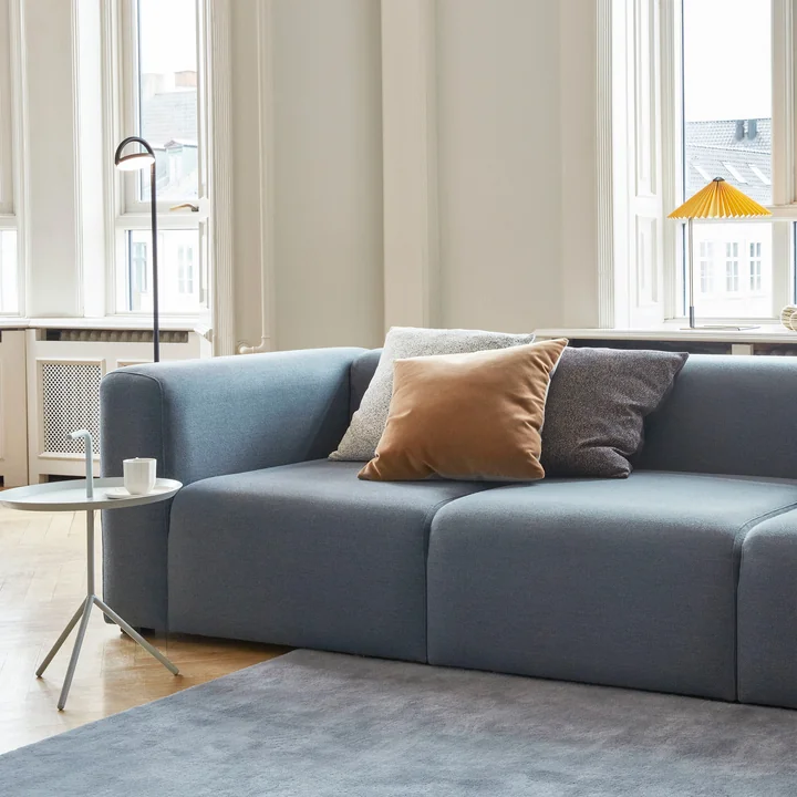 Raw Teppich No. 2, dunkelgrau von HAY