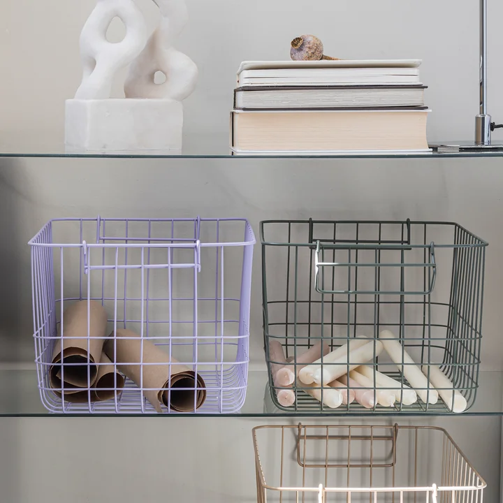 Store-It Korb mit Leinentasche von Mette Ditmer