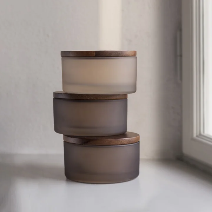 Modest Aufbewahrungsglas mit Deckel von Mette Ditmer