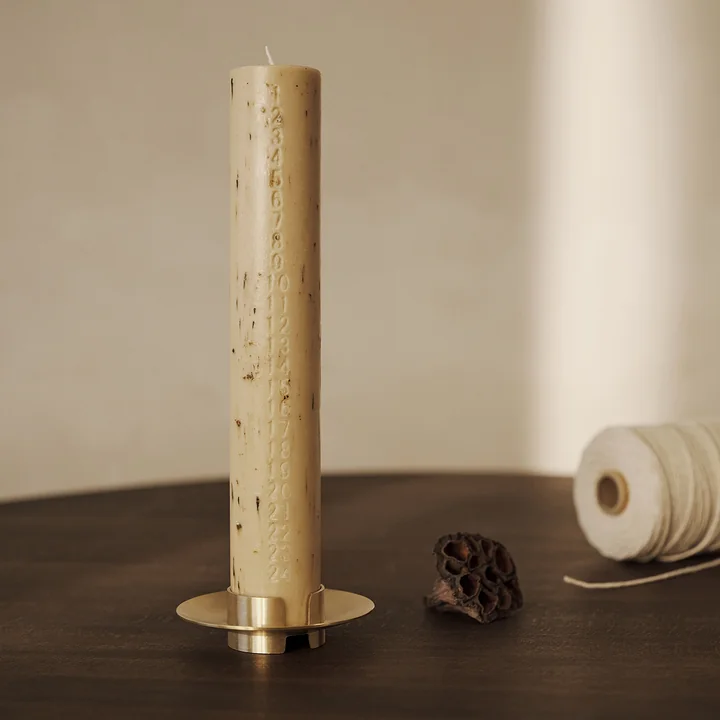 Mura Adventskerze, H 25 cm, oat von Ferm Living