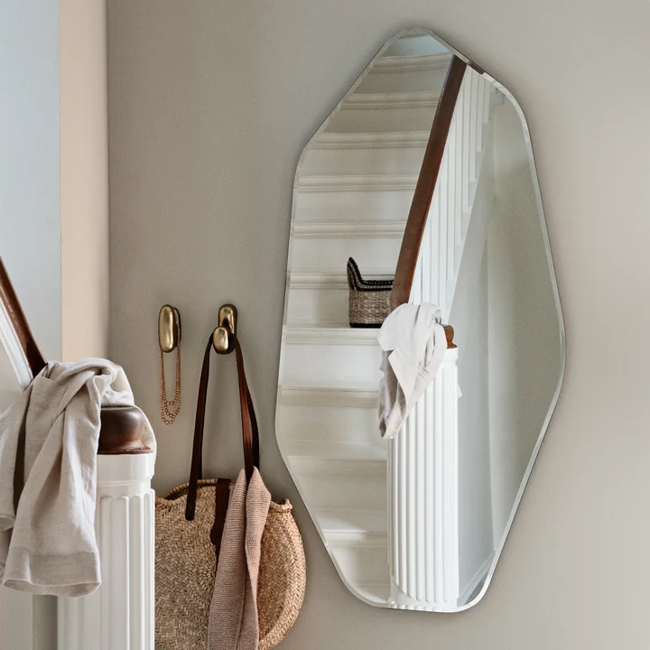 Ruby Spiegel, 60 x 120 cm, schwarz von Broste Copenhagen