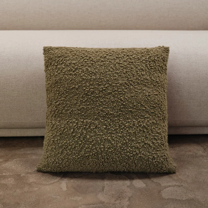Ferm Living - Moor Kissenbezug, 50 x 50 cm, olive
