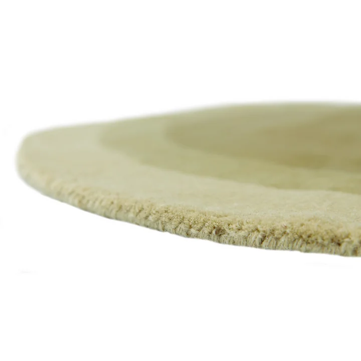 nanimarquina - Layers Teppich, Ø 80 cm, grün (Exklusive Edition)