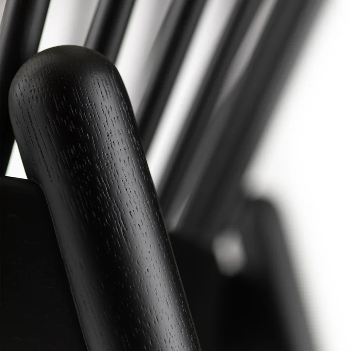 FDB Møbler - J166 Jørna Sessel, Rahmen jet black