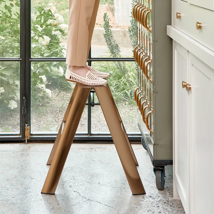 Metaphys - Premium Lucano 2 Step Hockerleiter, Bronze