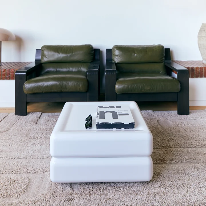 HKliving - Space Couchtisch, 60 x 60 cm, weiß