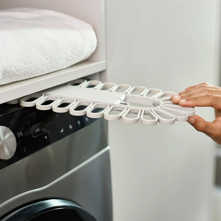 Joseph Joseph - Petal Schnellspannbügel, 32 Halter, ecru