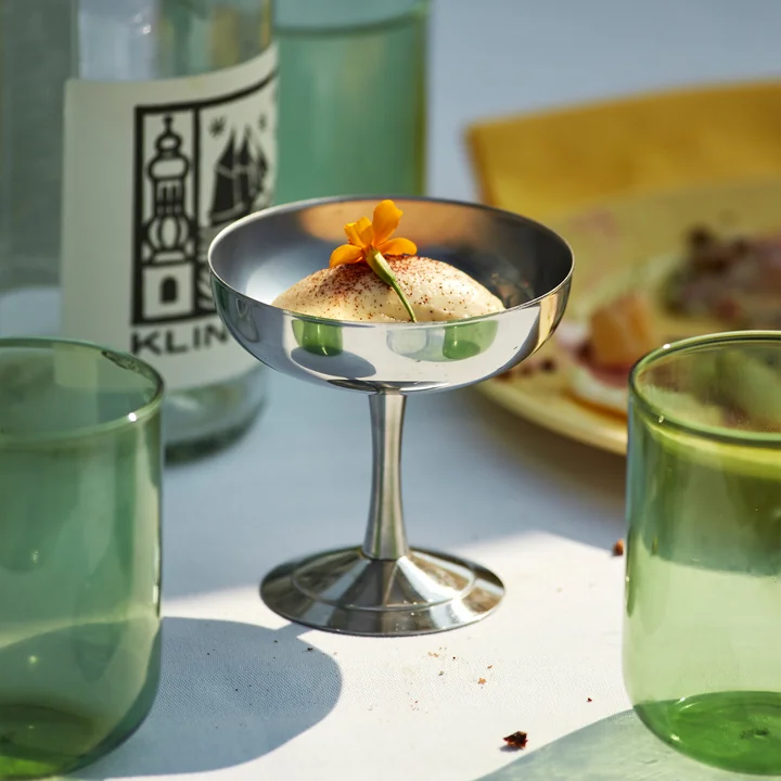 HAY - Italienischer Eisbecher, silber