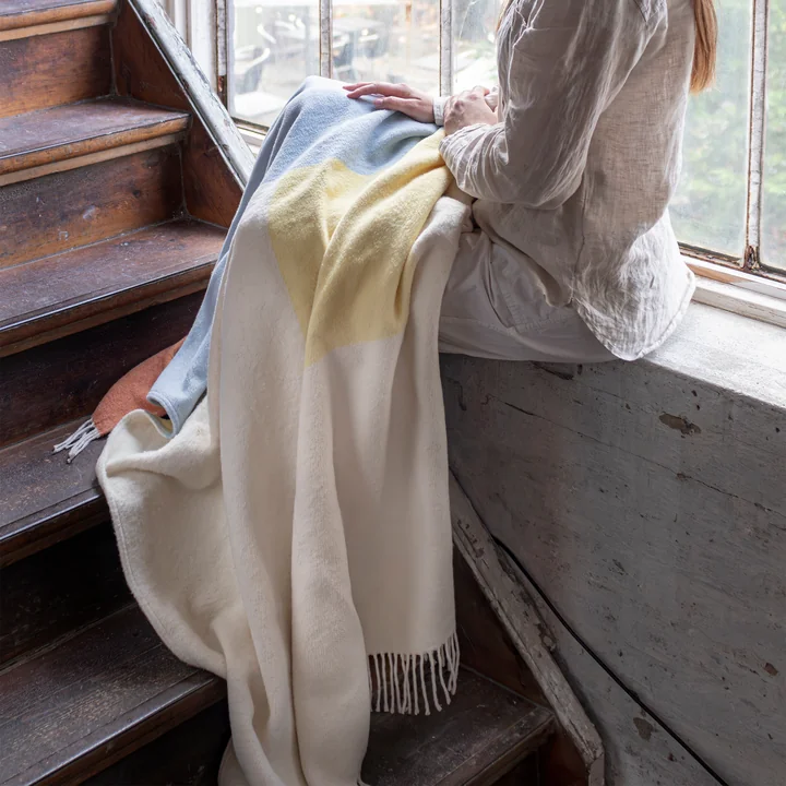 Mette Ditmer - Brick Decke 190 x 125 cm, hellgelb