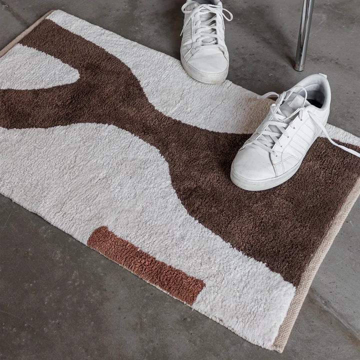 Mette Ditmer - Figura Teppich, 80 x 50 cm, braun