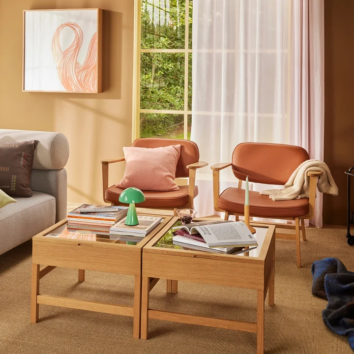 Hübsch Interior - Glitz Beistelltisch, Eiche