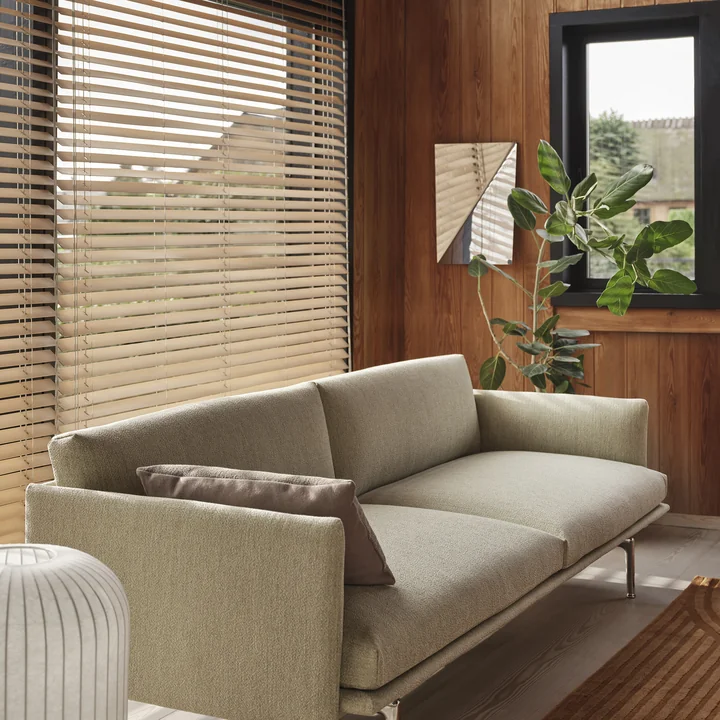 Muuto - Gaze Wandspiegel, Stahl poliert