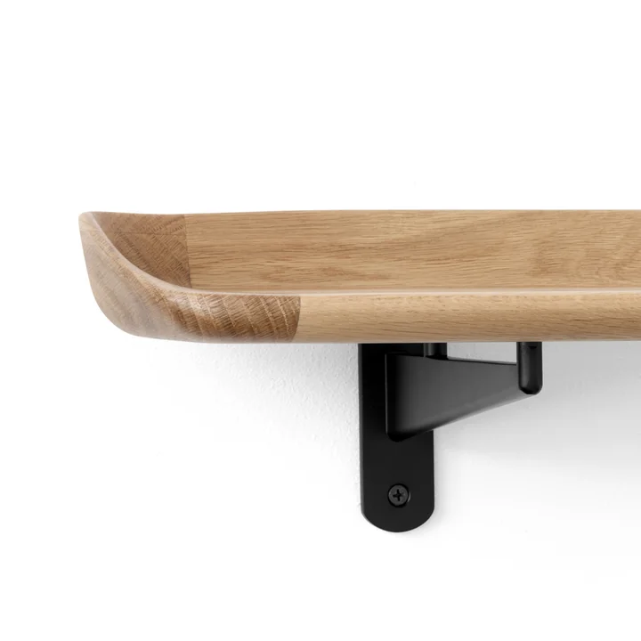 &Tradition - Guild HM Wandregal, schwarz / Eiche lackiert