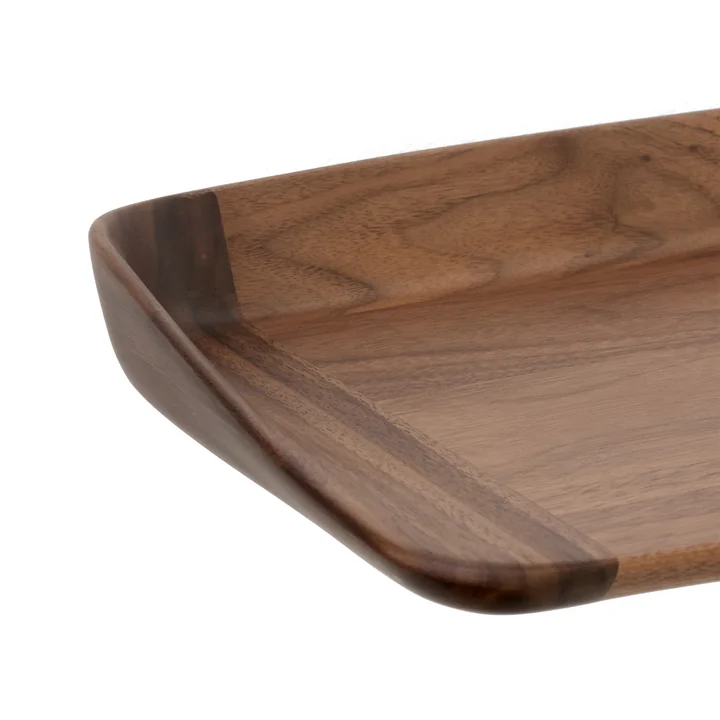 &Tradition - Guild HM Wandregal, schwarz / Walnuss lackiert