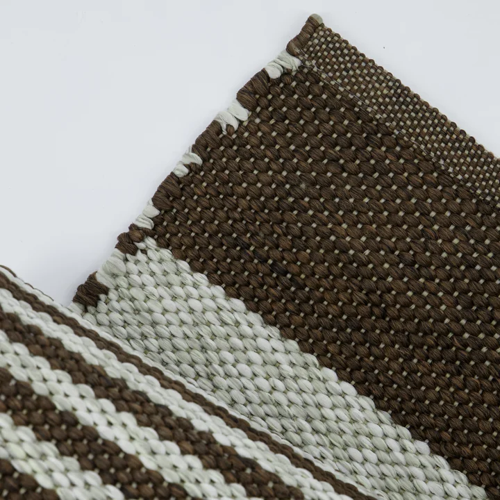 House Doctor - Alfo Outdoor Teppich, 90 x 200 cm, braun / natur