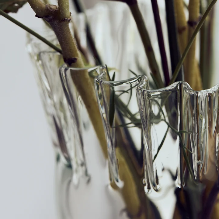 House Doctor - Fold Vase, H 28 cm, klar