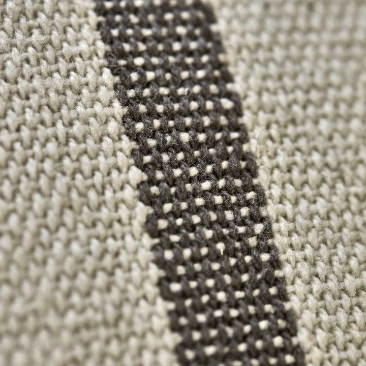 House Doctor - Nula Kissenbezug, 50 x 50 cm, dunkelbraun