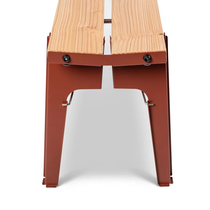 Weltevree - Salut Outdoor Bank 190 x 30 cm, oxidrot