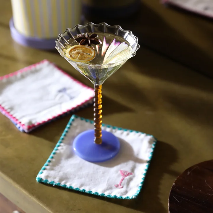 &klevering - Coupe Perle Cocktailglas, caramel