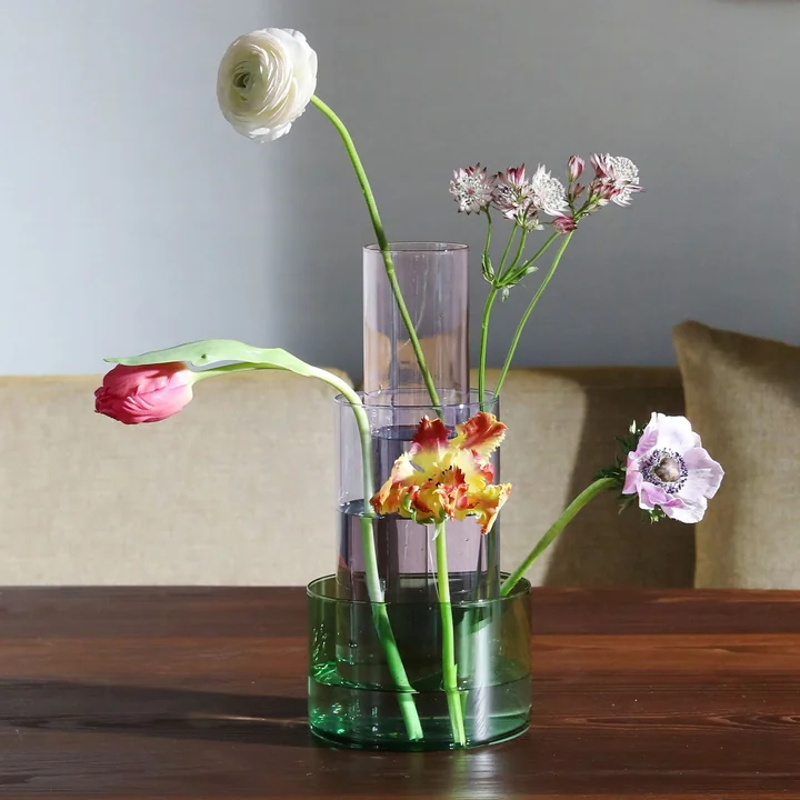 &klevering - Amphi Vase large, grün 