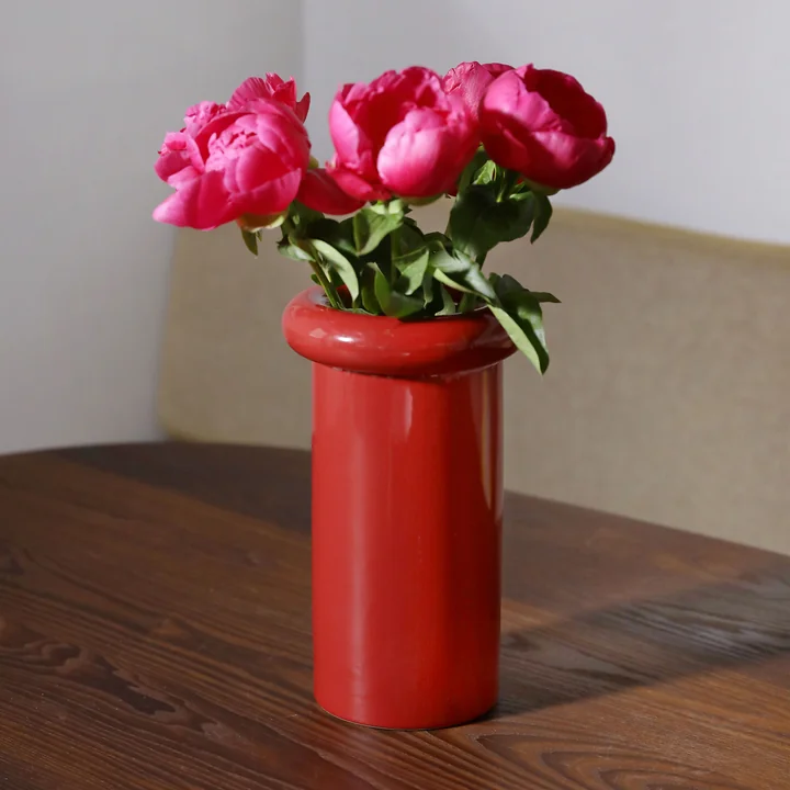 &klevering - Turban Vase 27 x Ø 16 cm, burgundy