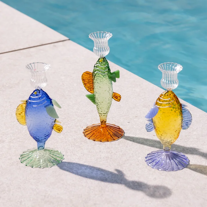 &klevering - Fish Kerzenhalter