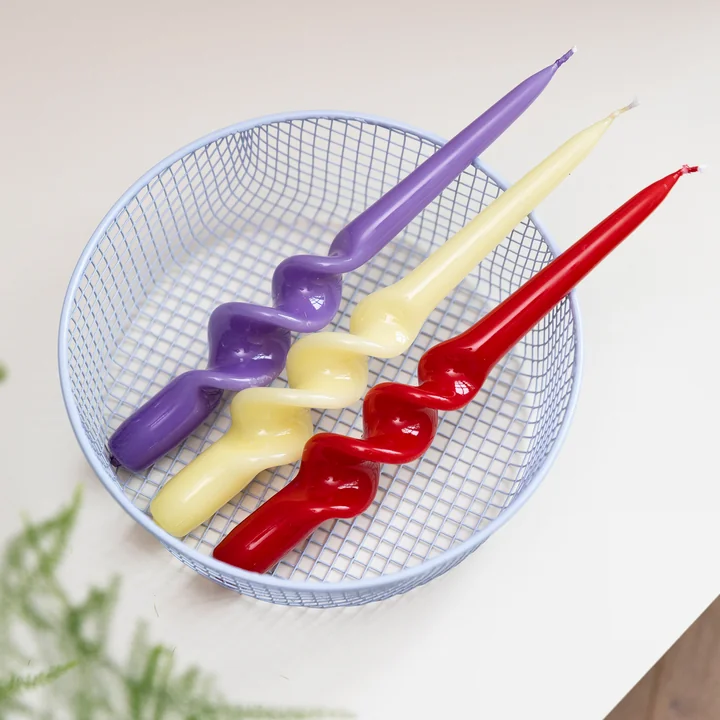 &klevering - Alpha Stabkerzen, sunset (3er-Set)