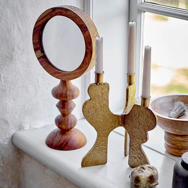 Malukka Tischspiegel, braun von Bloomingville