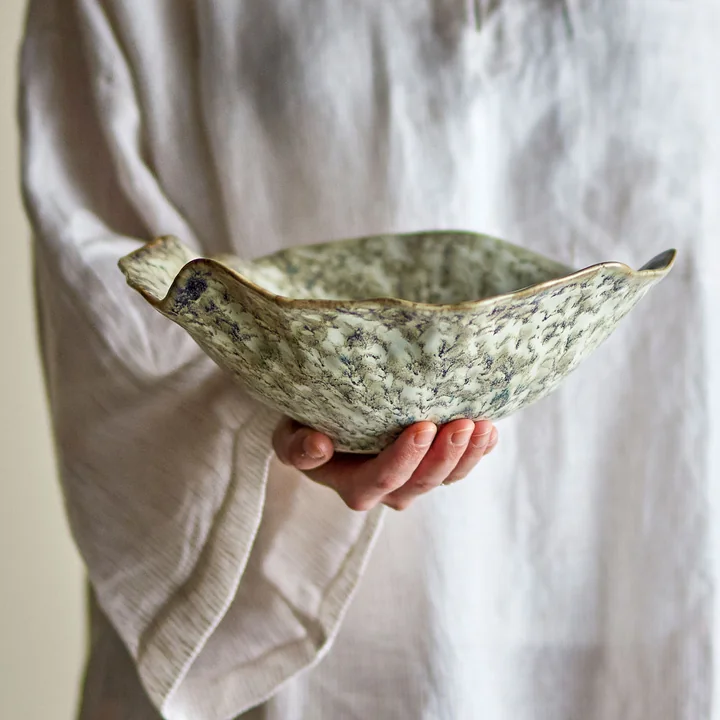 Bloomingville - Lennon Schale, Ø 27 x 9,5 cm, grau