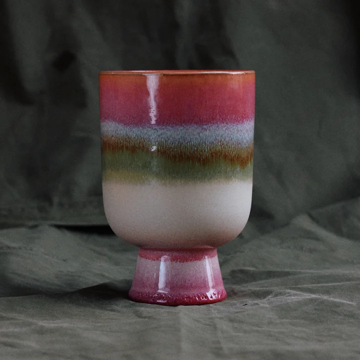 HKliving - Retro Blumentopf Ø 13 cm, rosefield