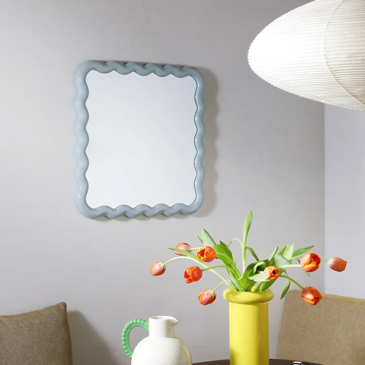 &klevering - Zigzag Spiegel 60 x 60 cm, mist