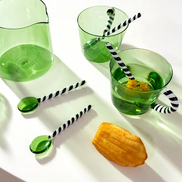 &klevering - Duet Löffel, grün (4er-Set)