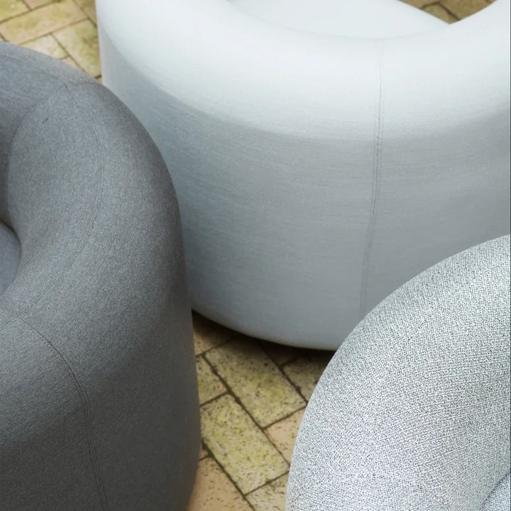 Normann Copenhagen - Burra Outdoor Lounge Chair mit Rückdrehfunktion, Gruppe