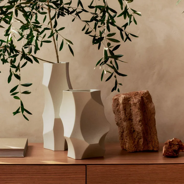 Ferm Living - Cueva Vasen, off-white