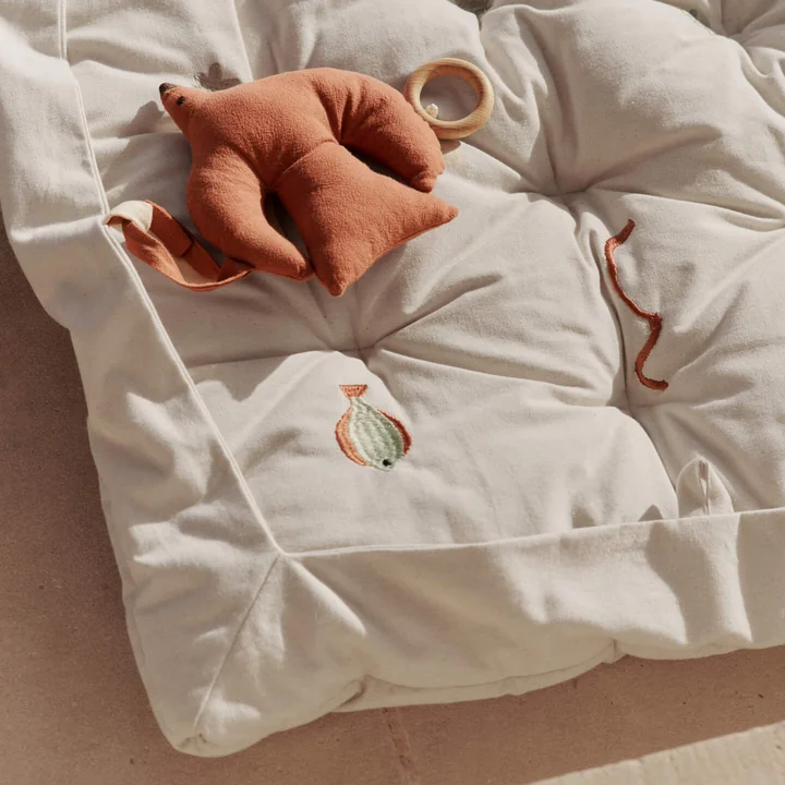 Ferm Living - Habour Spielmatte, 100 x 100 cm, natur