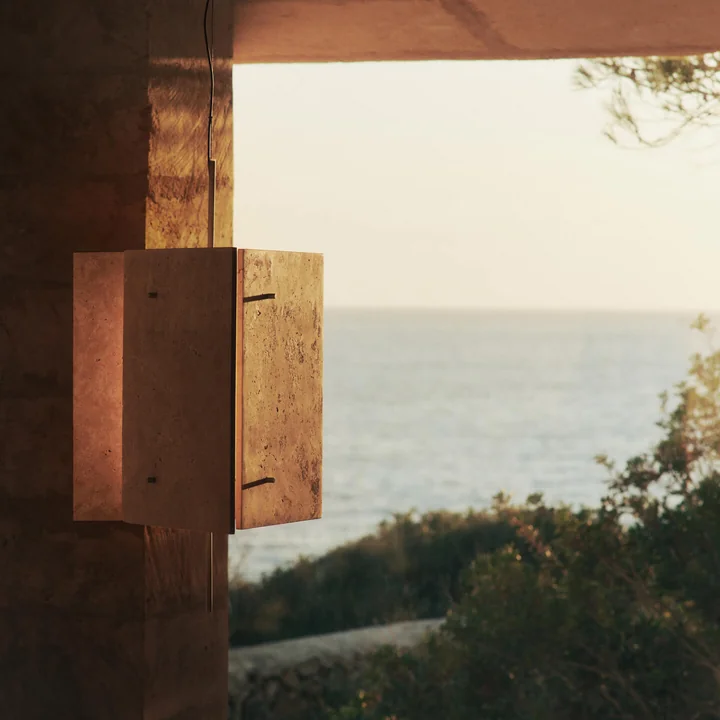 Ferm Living - Oeste LED Pendelleuchte, sand