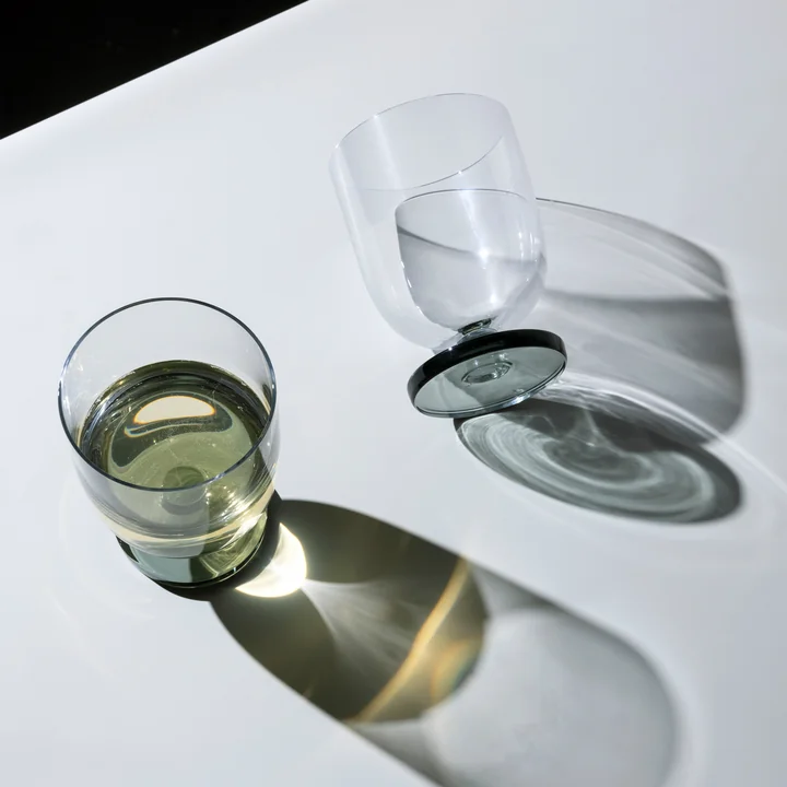 Tom Dixon - Puck Wasserglas, smoke (2er-Set)