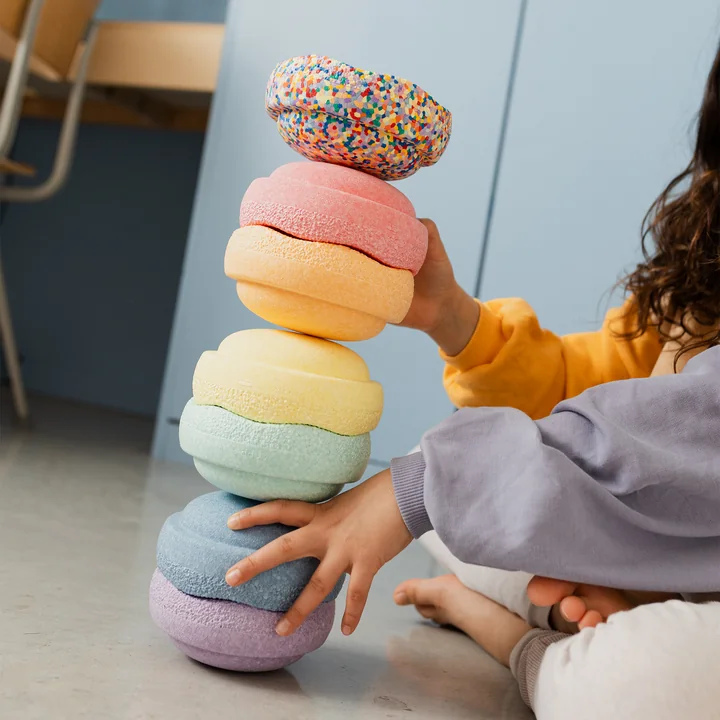 Stapelstein® - Original Mini, Special rainbow pastel (7er-Set)