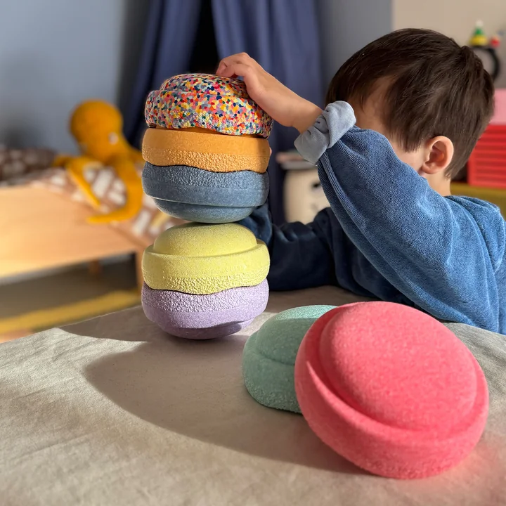 Stapelstein® - Original Mini, Special rainbow pastel (7er-Set)