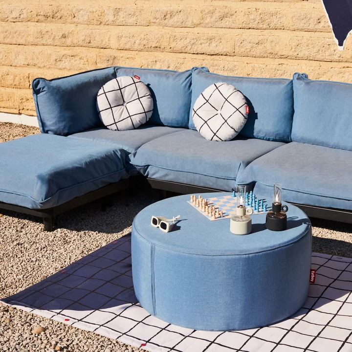 Fatboy - Circle Outdoor Kissen, Ø 50 x 4 cm, moonrise