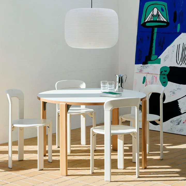 HAY - Rey Stuhl, cream white (Standardgleiter)