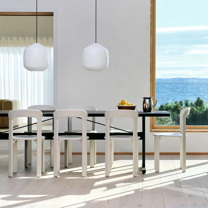 HAY - Rey Stuhl, cream white (Standardgleiter)