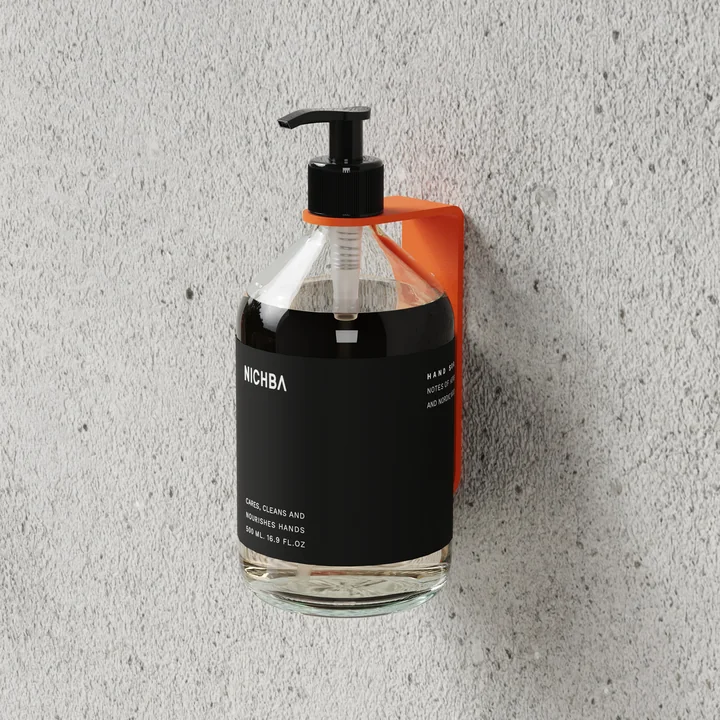 Nichba Design - Wandhalterung für Seife, orange