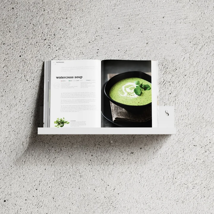 Nichba Design - Wandregal L40, weiß