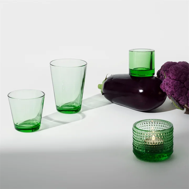 Iittala - Kartio Trinkglas 21 cl, 40 cl, apfelgrün