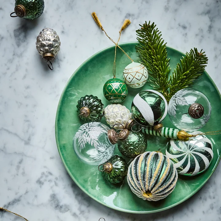 House Doctor - Candle Ornamente, grün