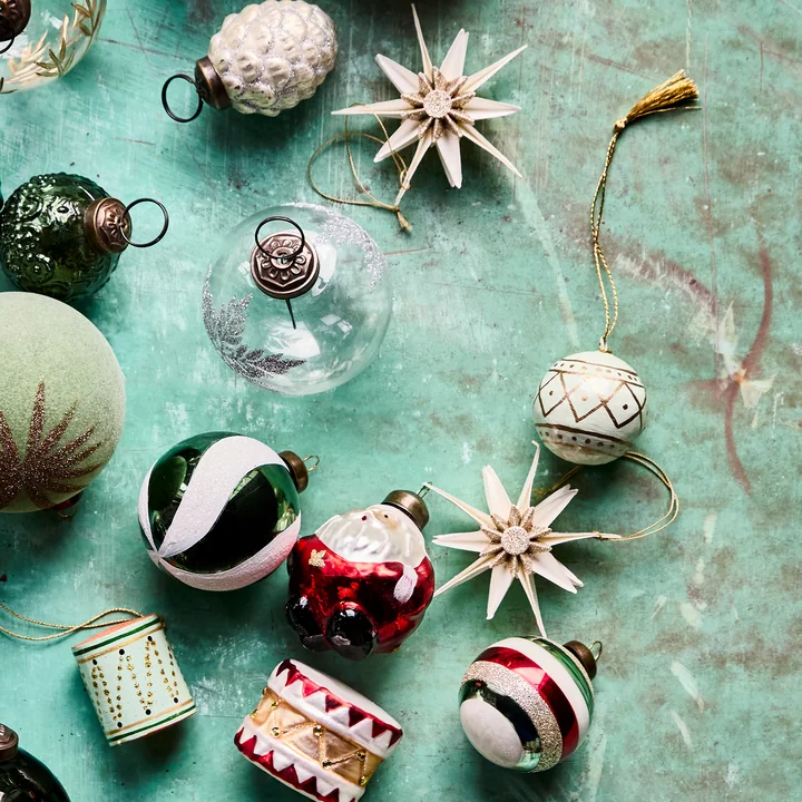 House Doctor - Mach Ornament, Ø 4 cm, mintgrün