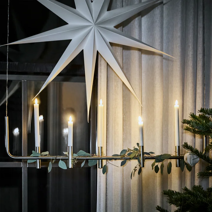 House Doctor - Maxi Kerzenständer, antikes silber