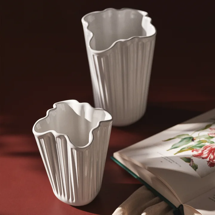 Kähler Design - Hammershøi Unfold Vasen, weiß